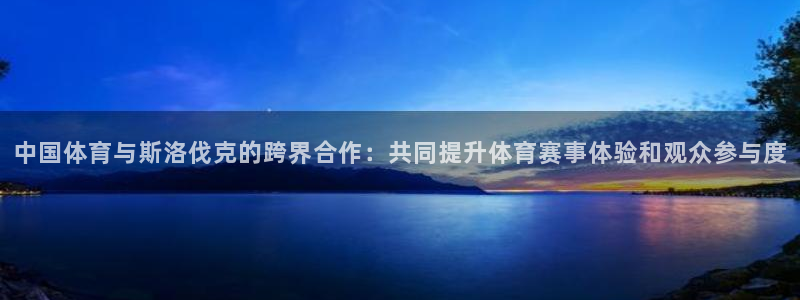 蜘蛛直播体育足球：中国体育与斯洛伐克的跨界合作：共同提升体育赛事体验和观众参与度